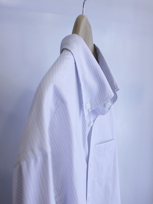 Garage.U.W STRIPE WEATHER BOTTON DOWN SHIRT