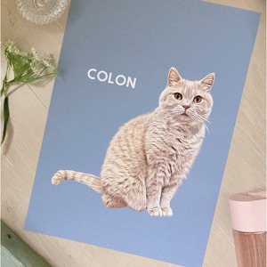 【ペットイラスト】ポスターのみ