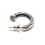 20mm ネイルヘッド フープ イヤリング:Good Art HLYWD グッド アート ハリウッド