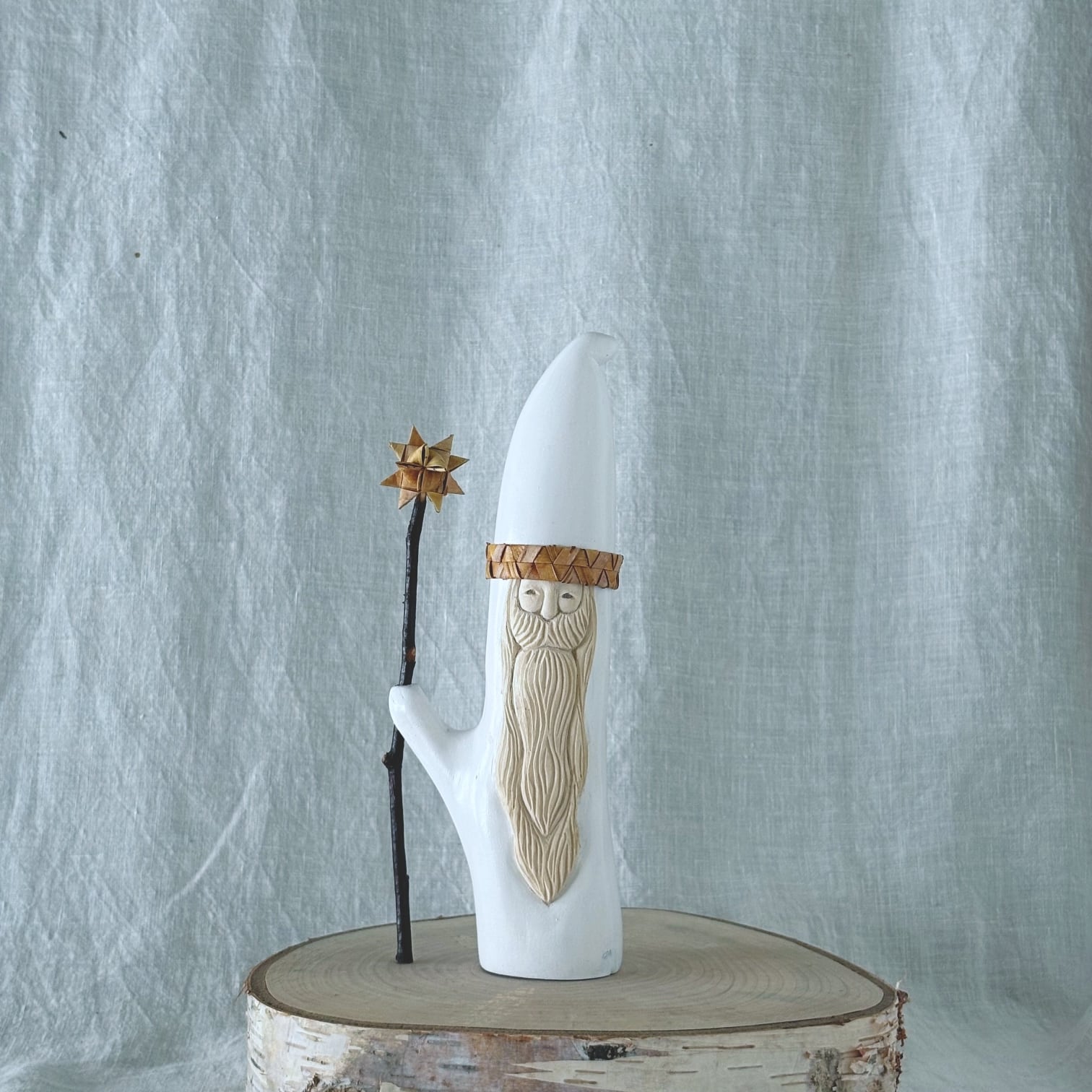 #35 SHIRAKABA SANTA premium white 星杖
