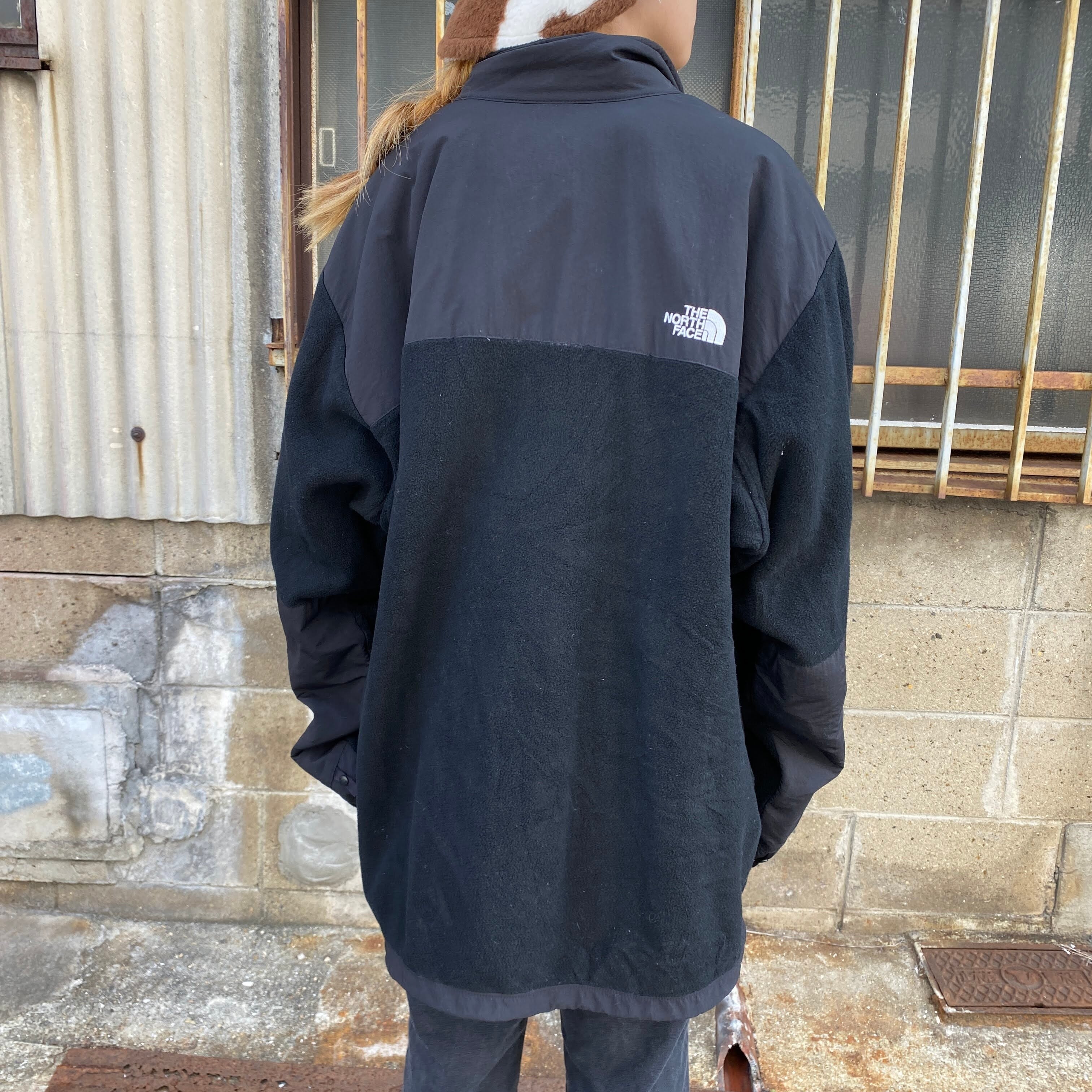 ★美品★ノースフェイス　フリース　紺　3XL　ジャケット　アウター