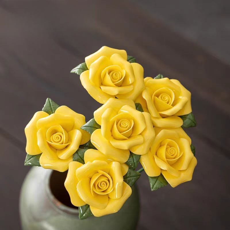 造花 バラ 薔薇 6本セット おしゃれ かわいい インテリア フェイク