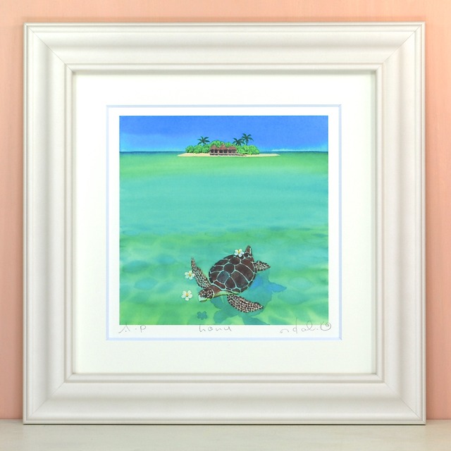 栗乃木ハルミ「honu」 cタイプ　　　　　　　　　　　　　　　　　　　　絵画・ 額入りアート