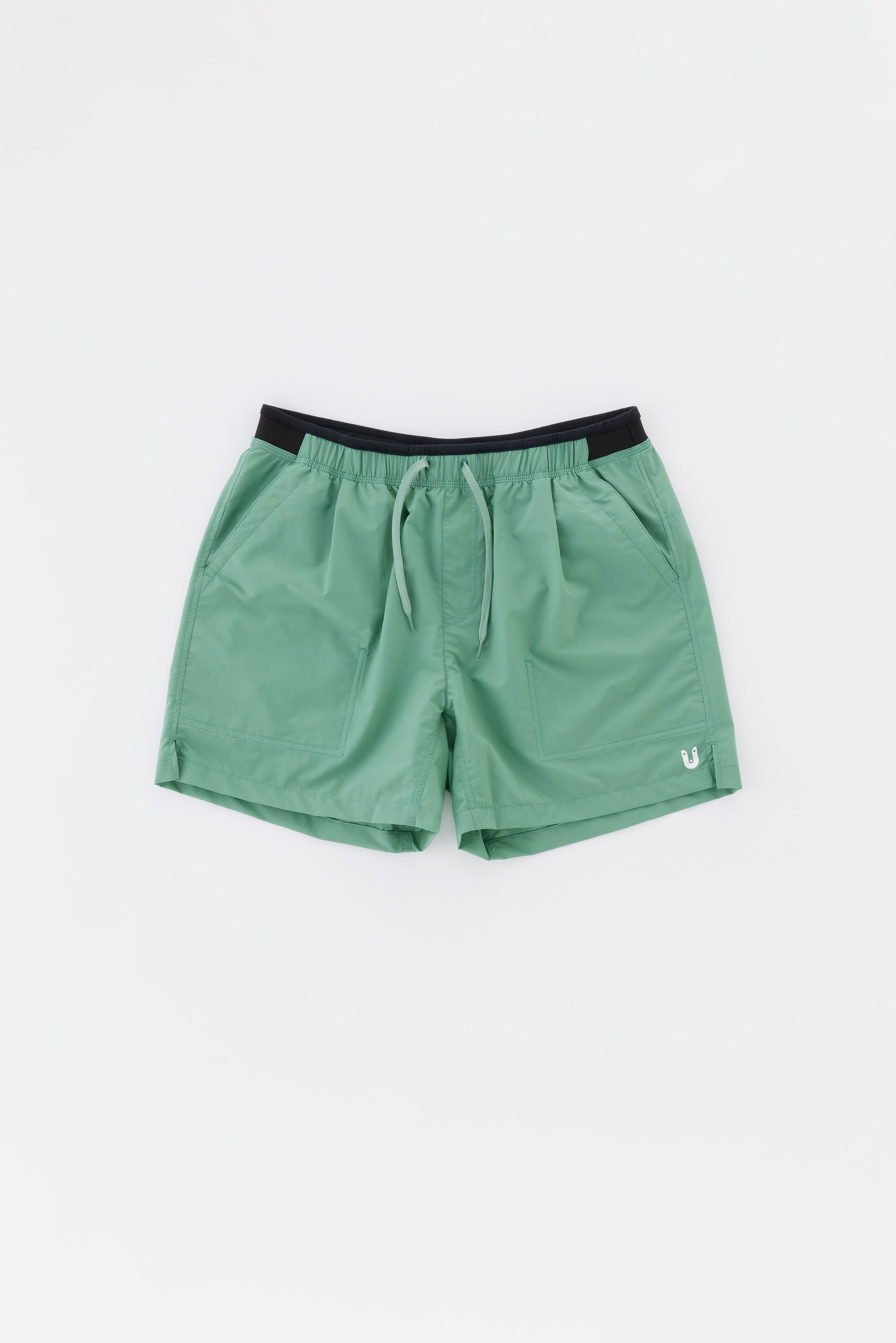 Sato Wind Short: Color Malachite | TANNUKI Running Wear Shop powered by BASE