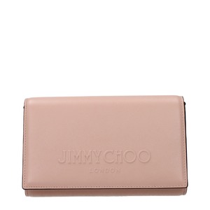 【新品】JIMMY CHOO ジミーチュウ レディース クラッチバッグ レザー ピンク AVENUEXBOKHVPOWDERPINK