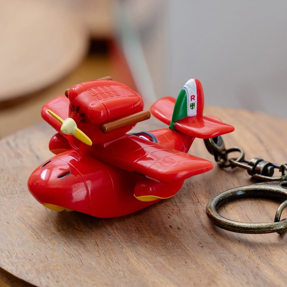 【NEW】紅の豚 プルバックキーホルダー サボイア(9508)