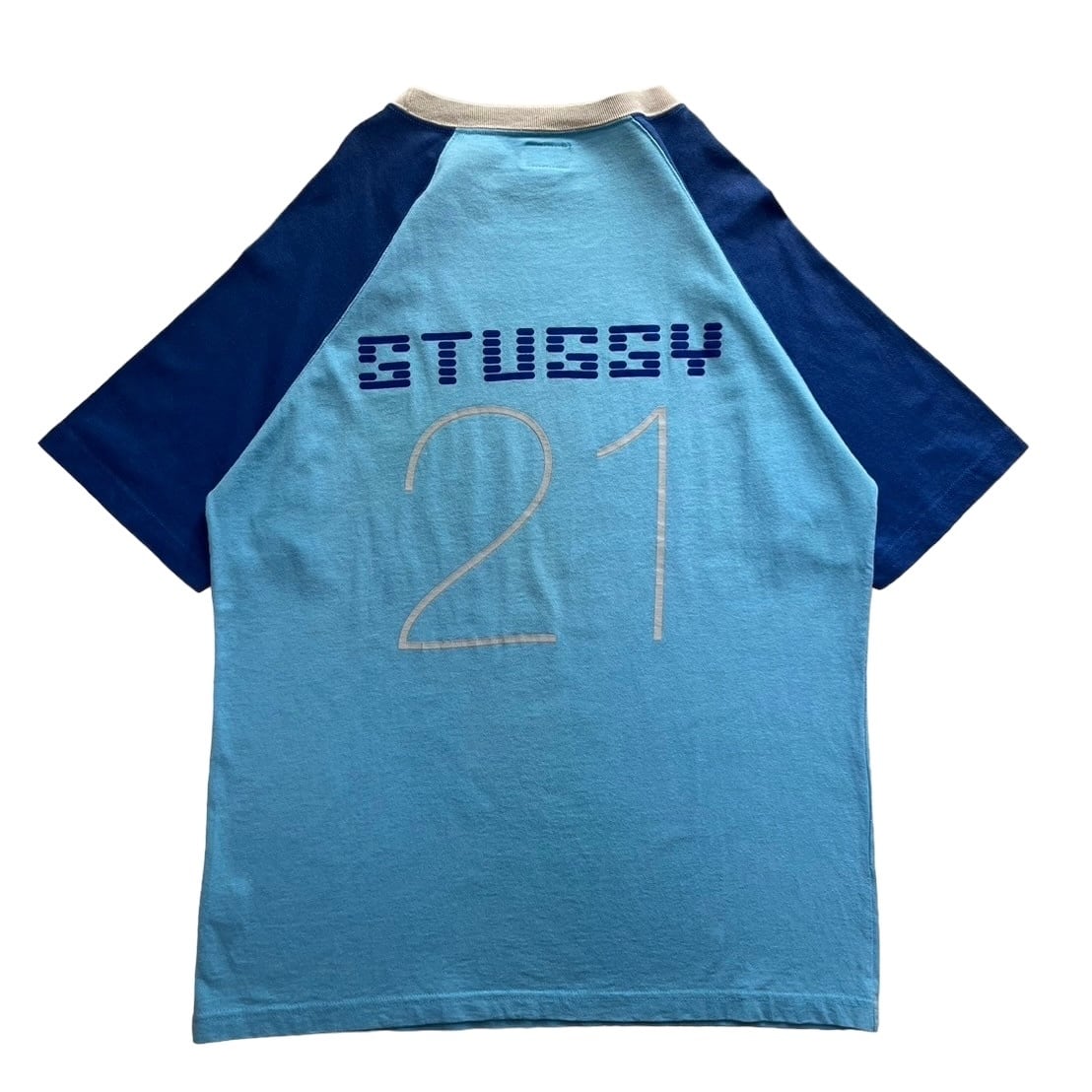 stussy ステューシー Tシャツ L 刺繍ロゴ センターロゴ 背番号 stussy ステューシー Tシャツ L 刺繍ロゴ センターロゴ 背番号