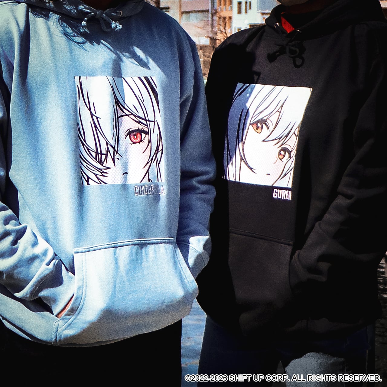 ストア限定】勝利の女神：NIKKE パーカー 紅蓮（ブラック）L/XL