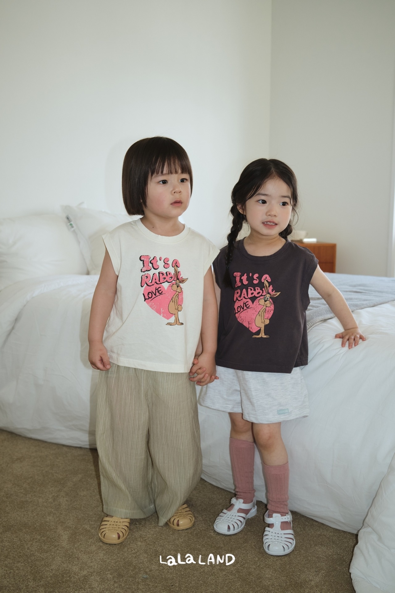 【取寄/韓国直送】LALALAND 26/SM （Kids）LOVEラビットタンクトップ｜夏服｜韓国子供服