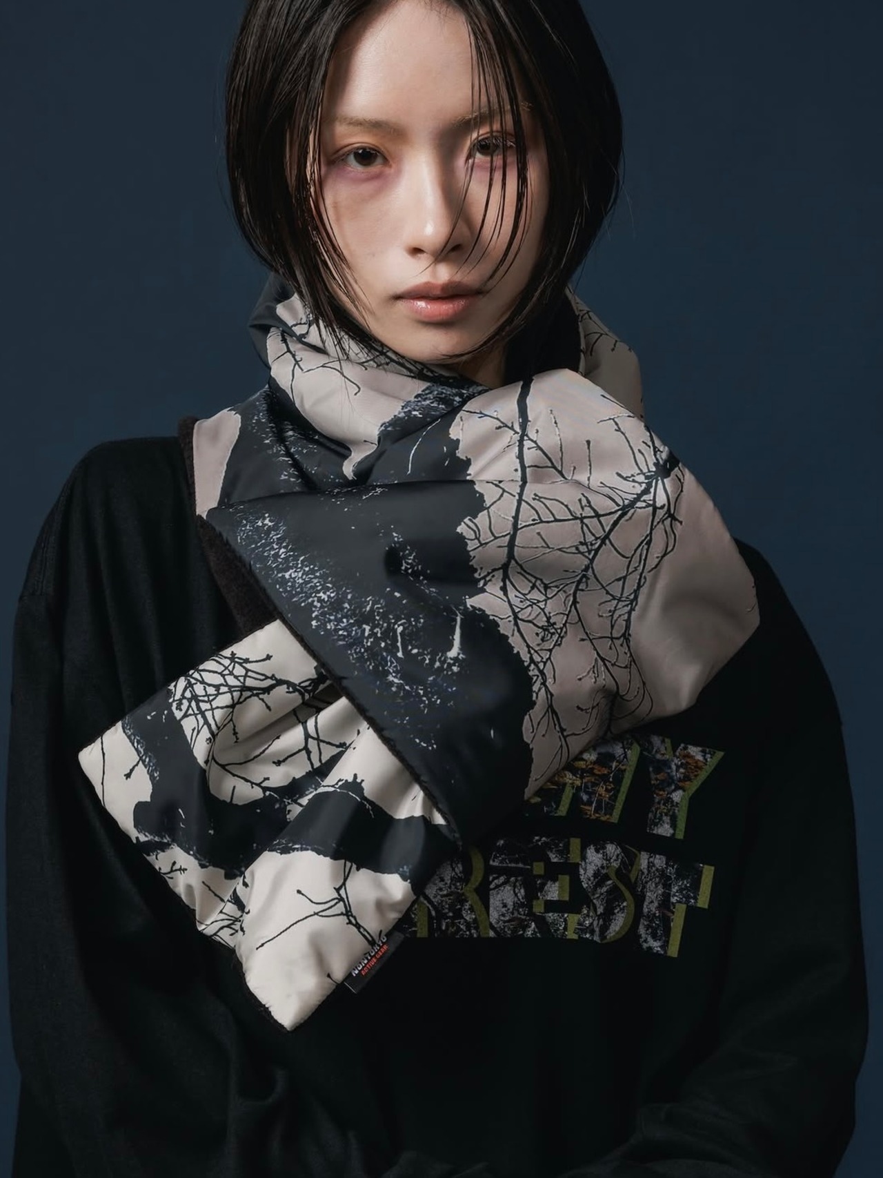 【25AW】NONTOKYO ノントーキョー / ダイレクトプリントマフラー - 1