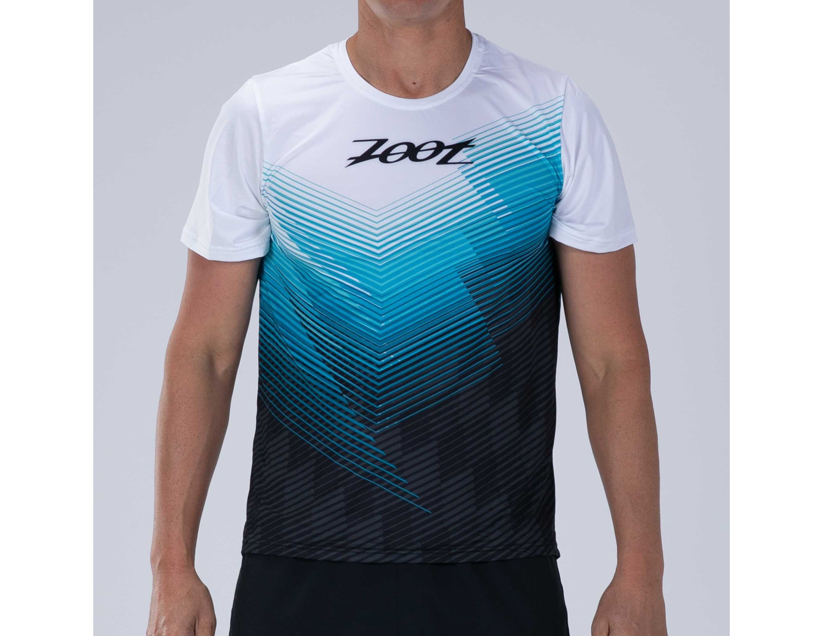 MEN RUN TEE (BLUE WAVE) メンズ ラン専用 Tシャツ ZMR12091 Zoot Sports JAPAN トライアスロン  日本公式ショップ