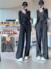 スポーツウエア・トップス&ワイドレッグパンツ