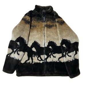 Horse Design Fleece Jacket