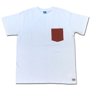 Good On×SIERRA DESIGNS 60/40 POCKET SS TEE グッドオン×シエラデザインズ WHITE×RUST ポケットTシャツ カットソー COTTONUSA MadeinJAPAN SIER2001