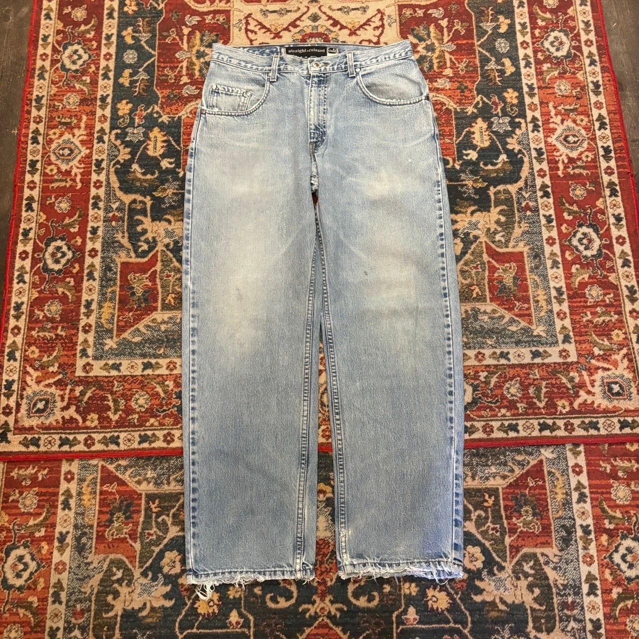 90s USA製 Levi's Silber Tab LEAN シルバータブ デニムパンツ W32 L30