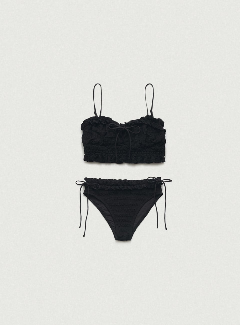 The Barnnet] Breeze Ruffle Bikini_Black 正規品 韓国ブランド 韓国