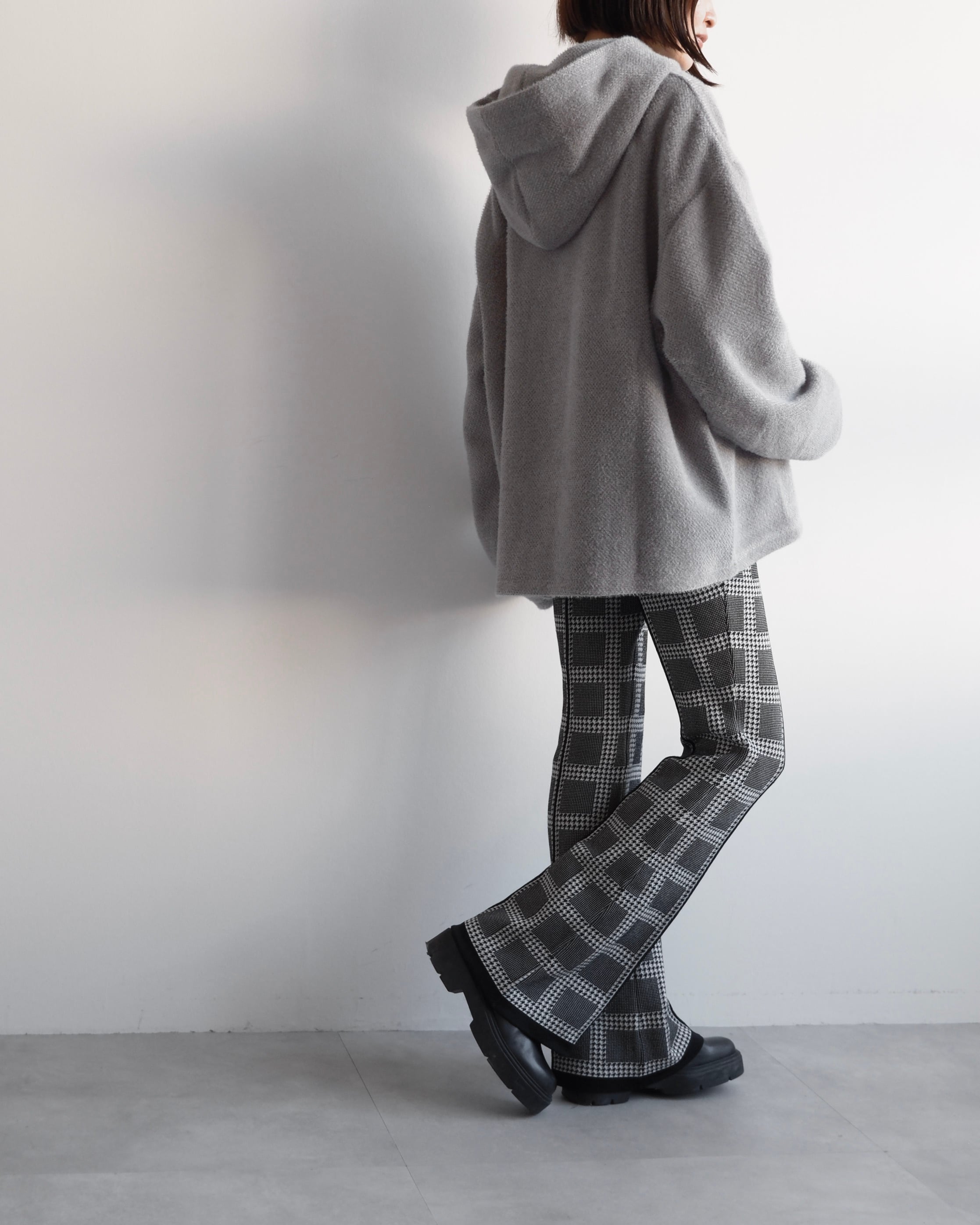 ROLD SKOV TEXTURED KNIT HOODIE | dear closet