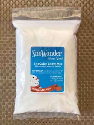 SnoWonder (スノーワンダー) スノーパウダー 水をかけるだけ 人工雪　10ガロン