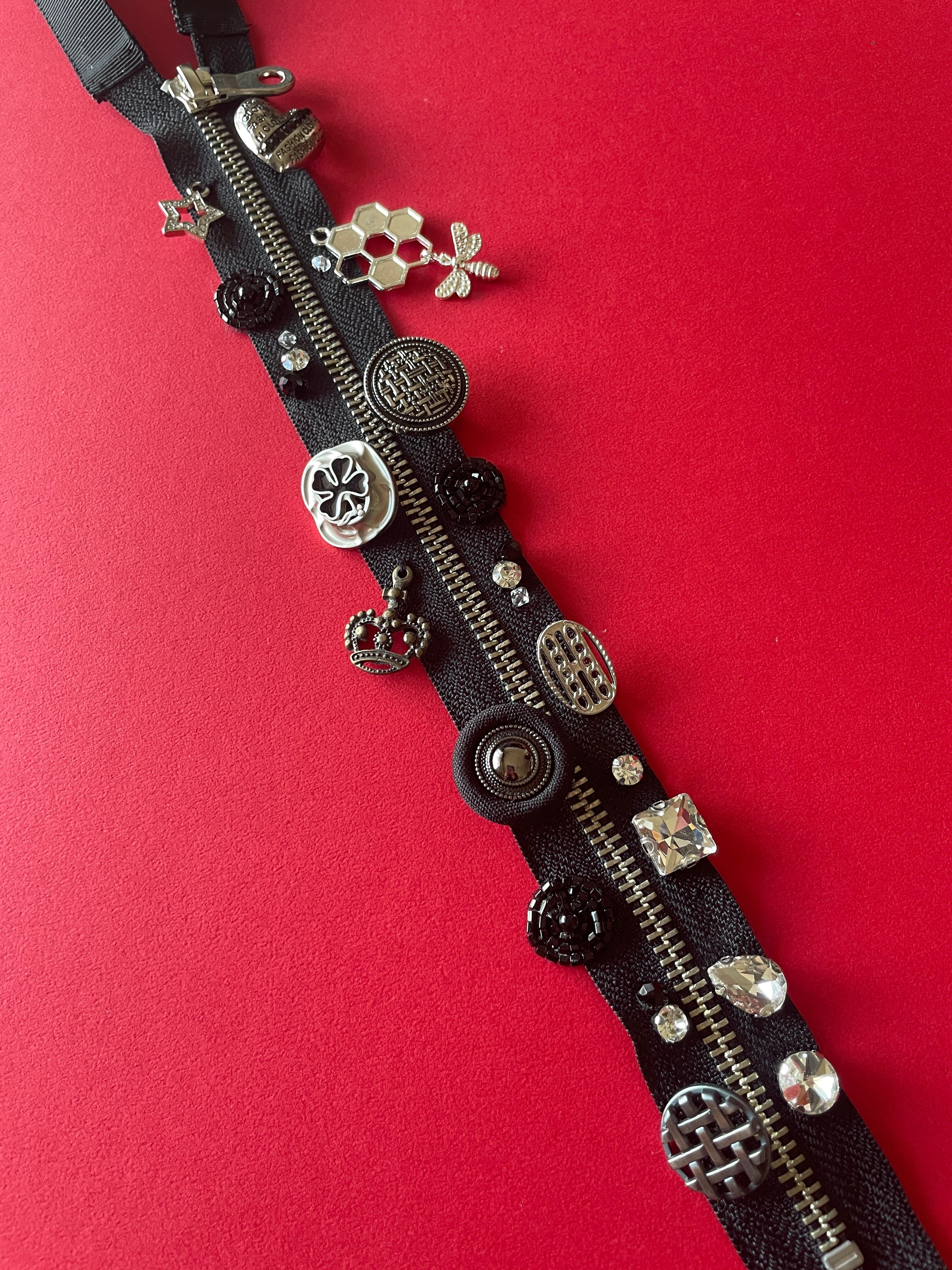 N-4 ジッパーネックレス BEE