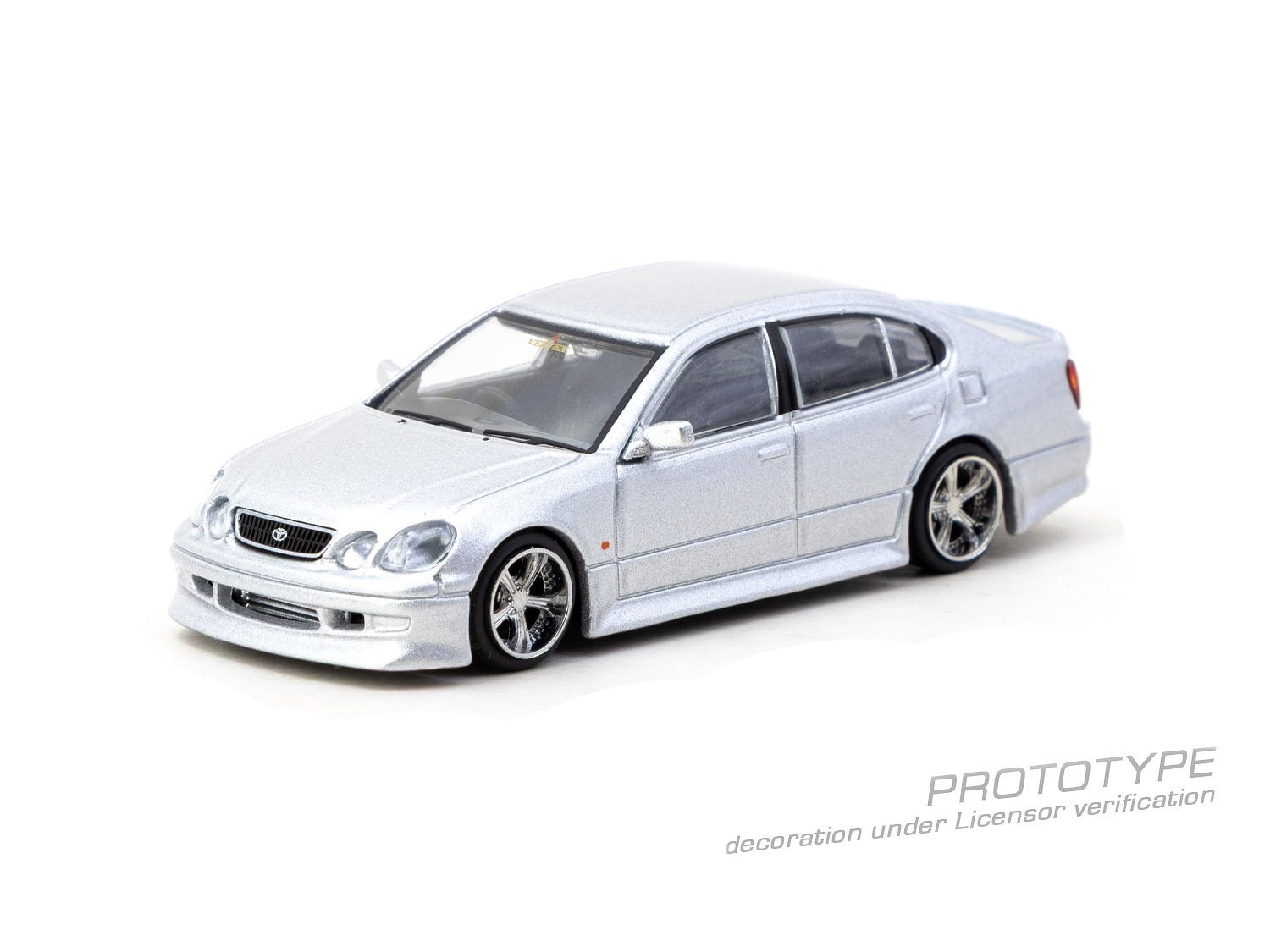 Tarmac 1/64 VERTEX Toyota Aristo JZS161 Silver | ANKGLID Power
