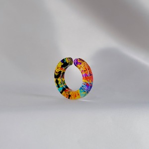 FGM_AW_ear cuff_Big / orange【Kitano Aya】