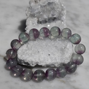 バイカラーフローライト【12mm ブレスレット】