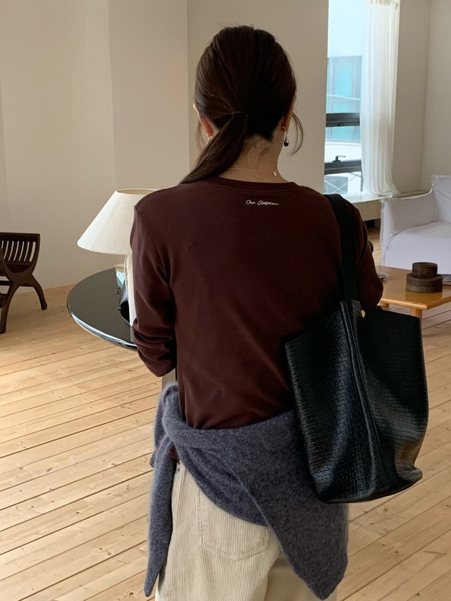 (予約) signature / Basic kimo tee 3color