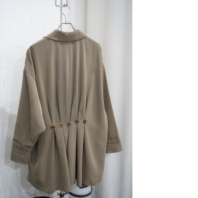 utex 00s PolyCheckPleatsJacket