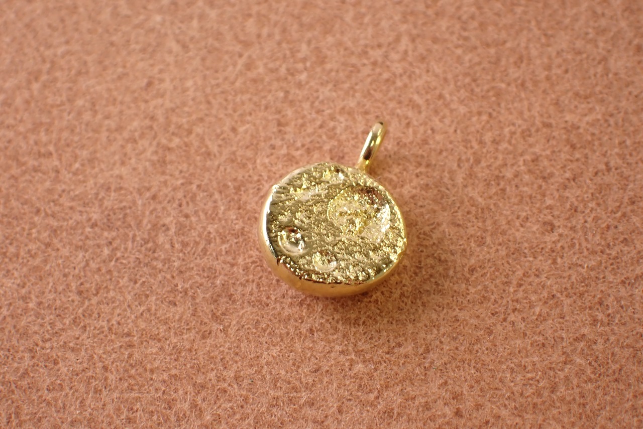 トルマリンペンダントトップ ブラス(真鍮) [D11‐89]