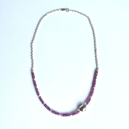 スタールビー の シルバーチェーンネックレス