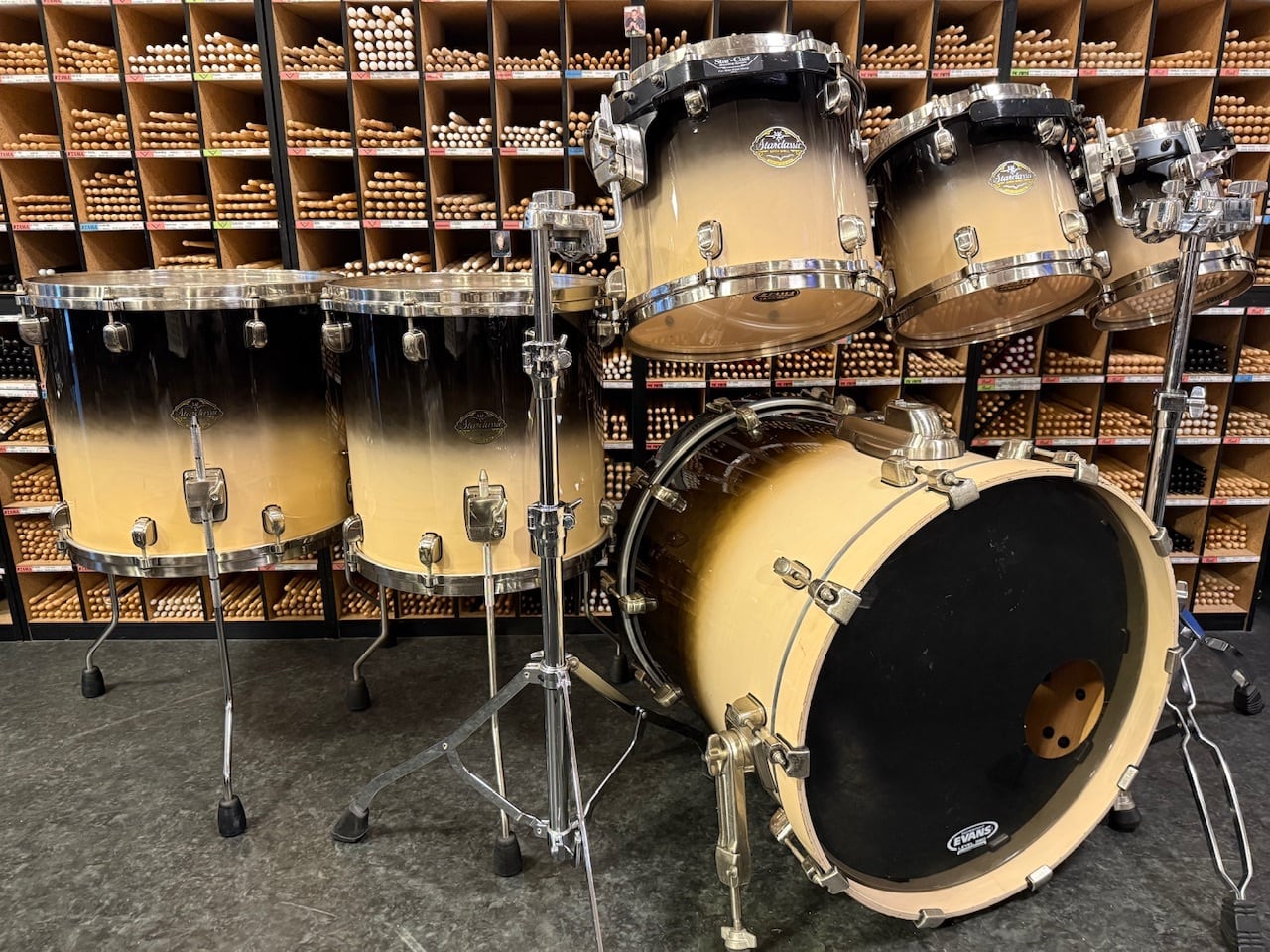 チムさま専用 訳あり激安USED]TAMA Starclassic Birch 6pc DRUM SET 20BD 16FT 14FT