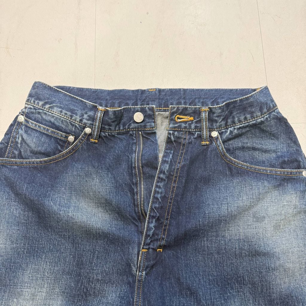 ANCELLM アンセルム AGING WIDE DENIM PANTS デニムパンツ ANC-PT48