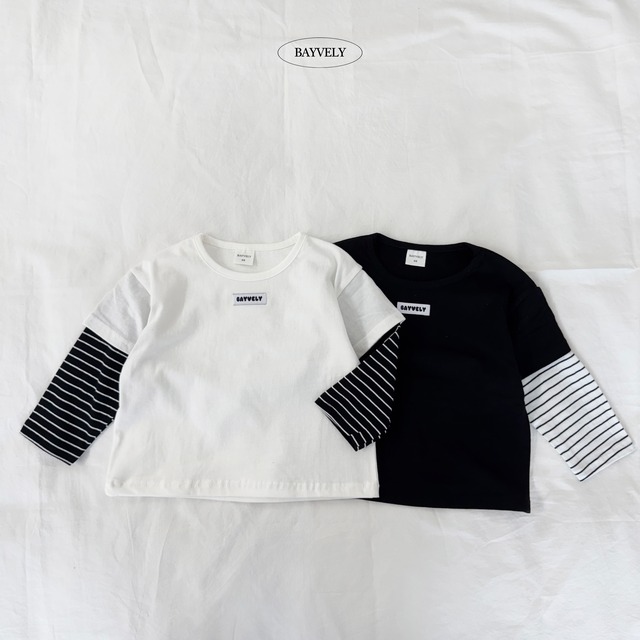 unique layered tee【BAYVELY】※9月中旬発送予定