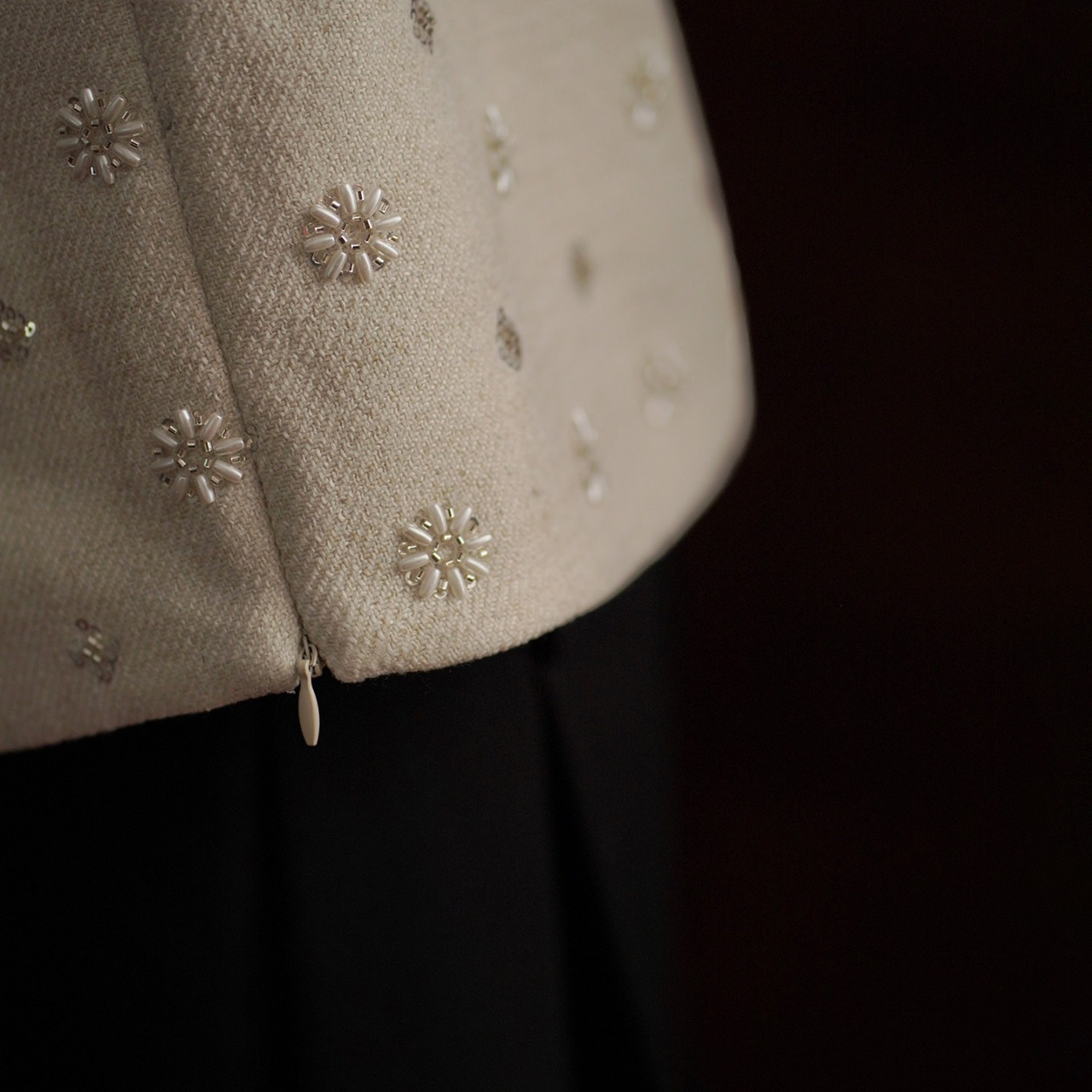 Subtle Sparkle Embroidered Top T4509