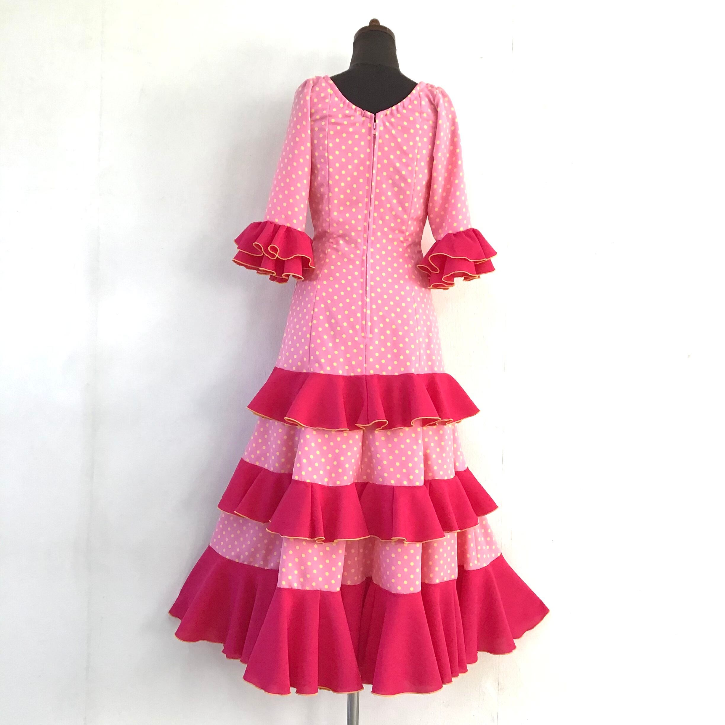 フラメンコ衣装 ワンピース Mサイズ E392 | アトリエ貴美恵