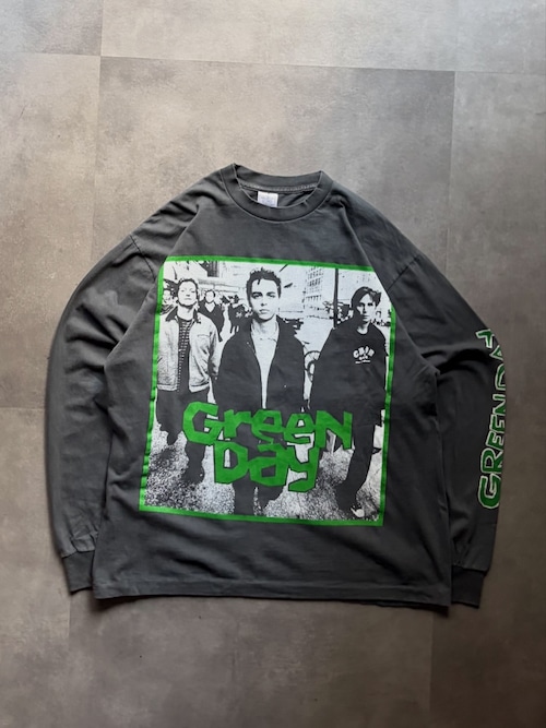 Green Day DOOKIE ロングスリーブTシャツ バンドT 両面プリント XL チャコール