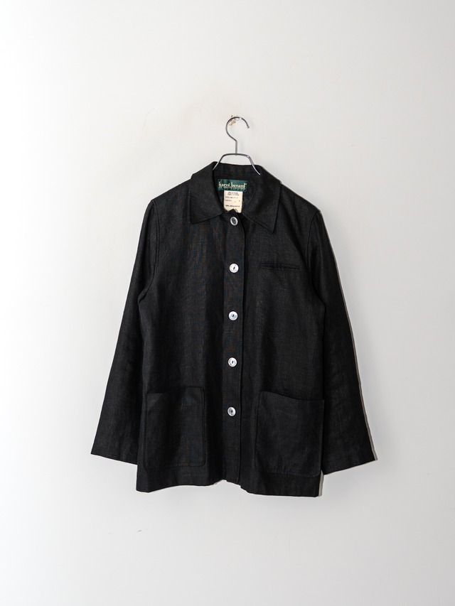 90s LINEN JACKET / made in UKRAINE