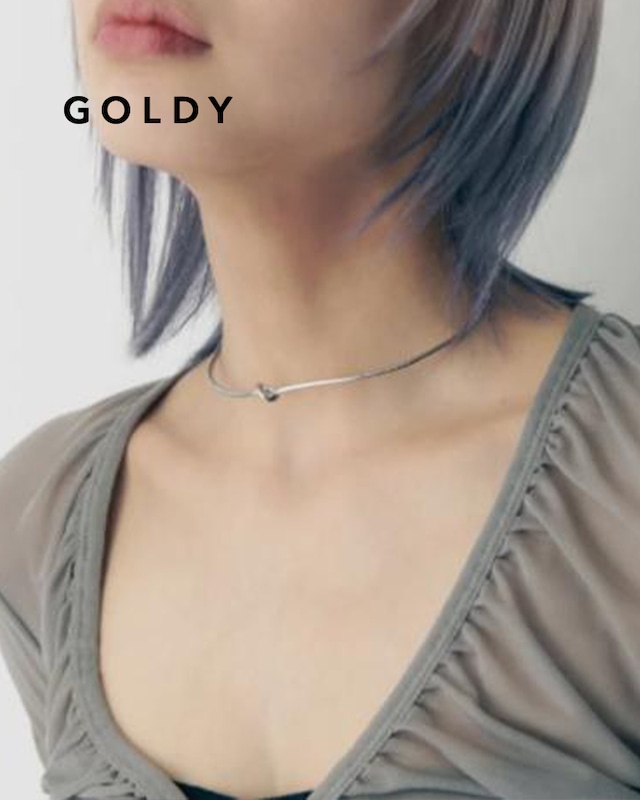 GOLDY/ゴールディ/スリム ノット バック ロング ネックレス/アクセサリー/3240302【追跡可能メール便180円】