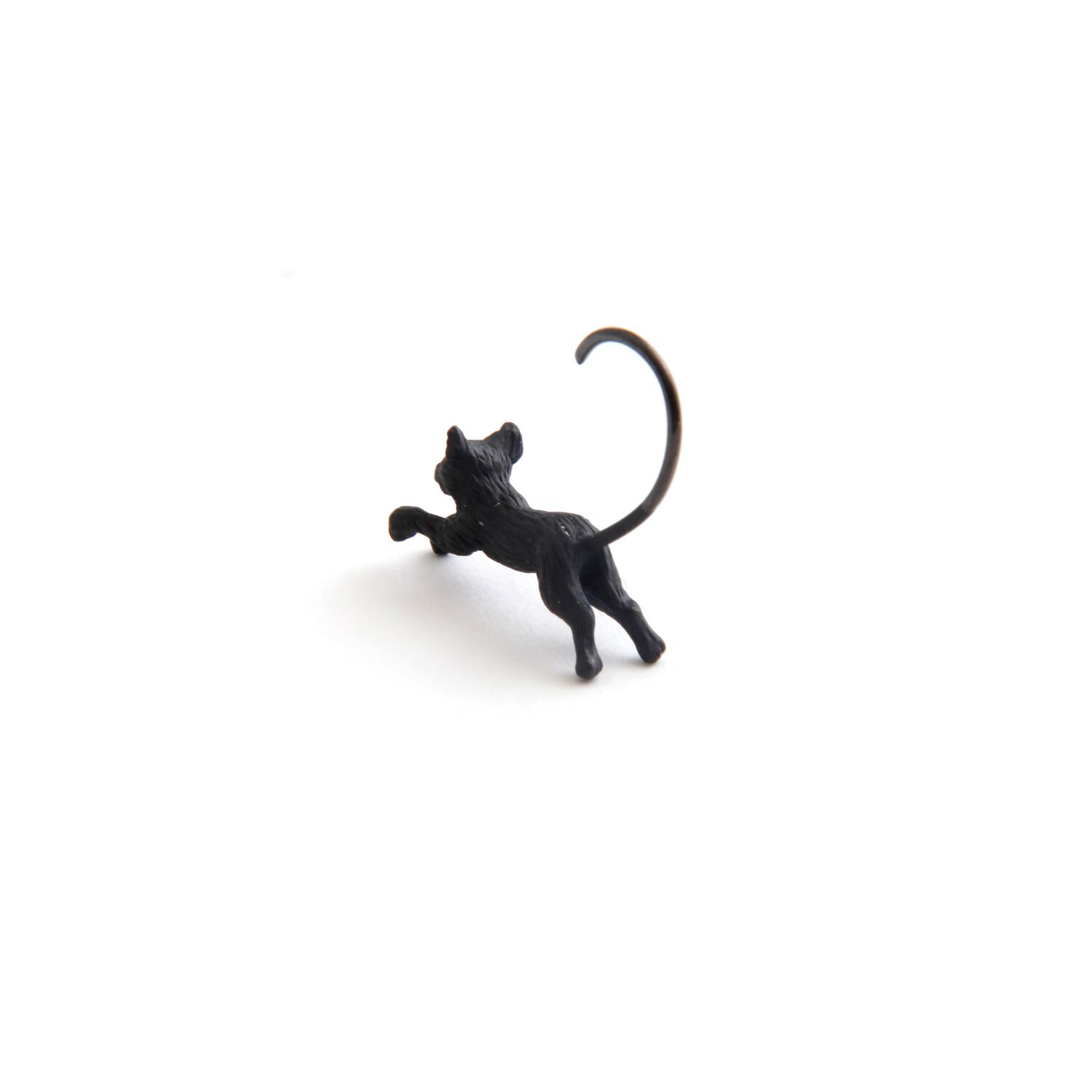 simmon 黒猫ピアス - アクセサリー