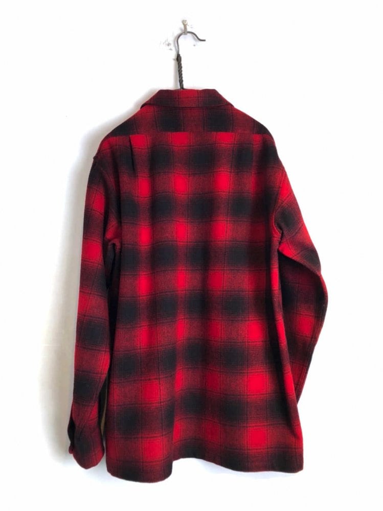 Pendleton [PENDLETON] Vintage Shadow Check Wool Shirt [1970s