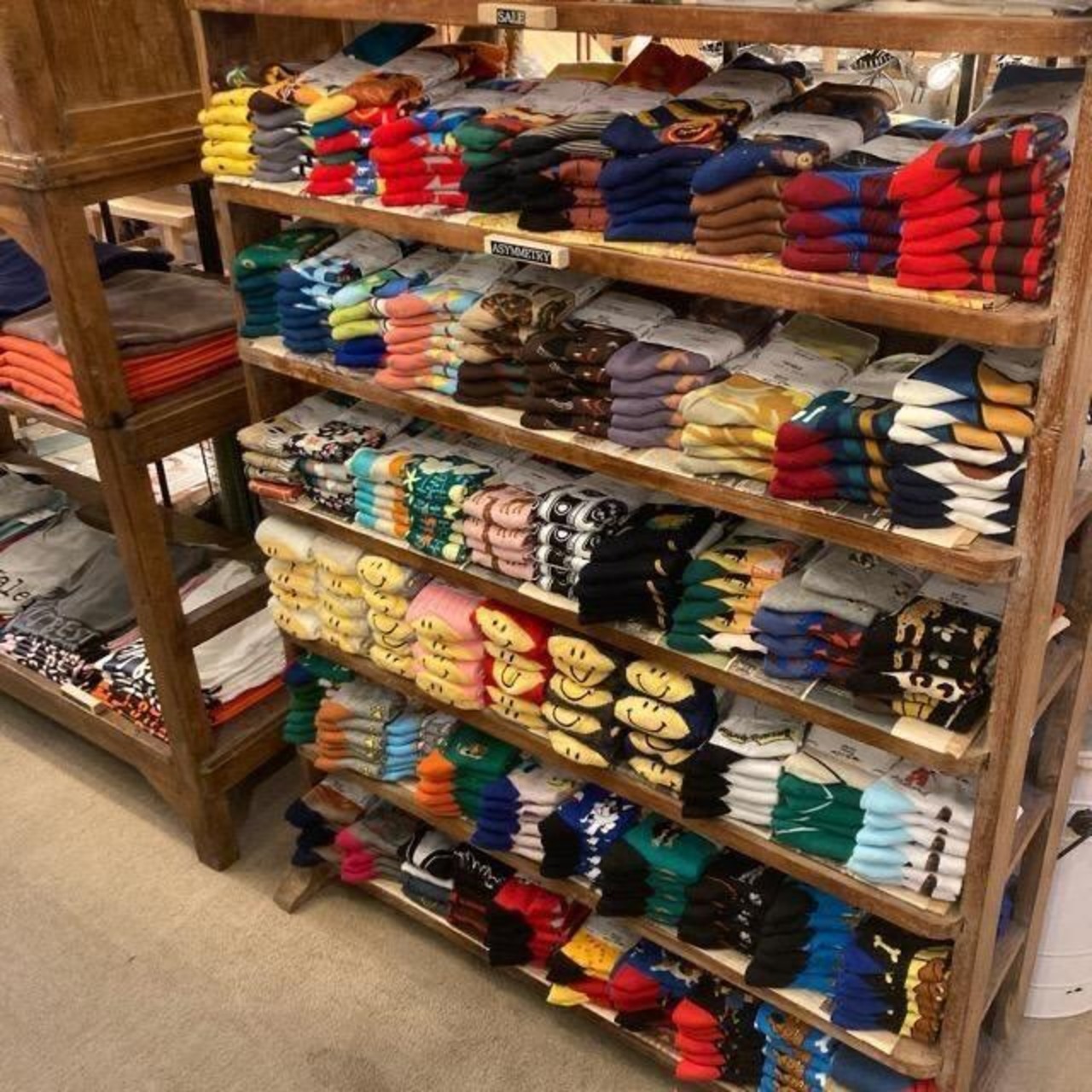 TOPANGA SOCKS Lady's　ネオンクロスソックス　全4色　靴下　足元ファッション　プチギフト　クルーソックス　スニーカー　リブソックス　スポーティー