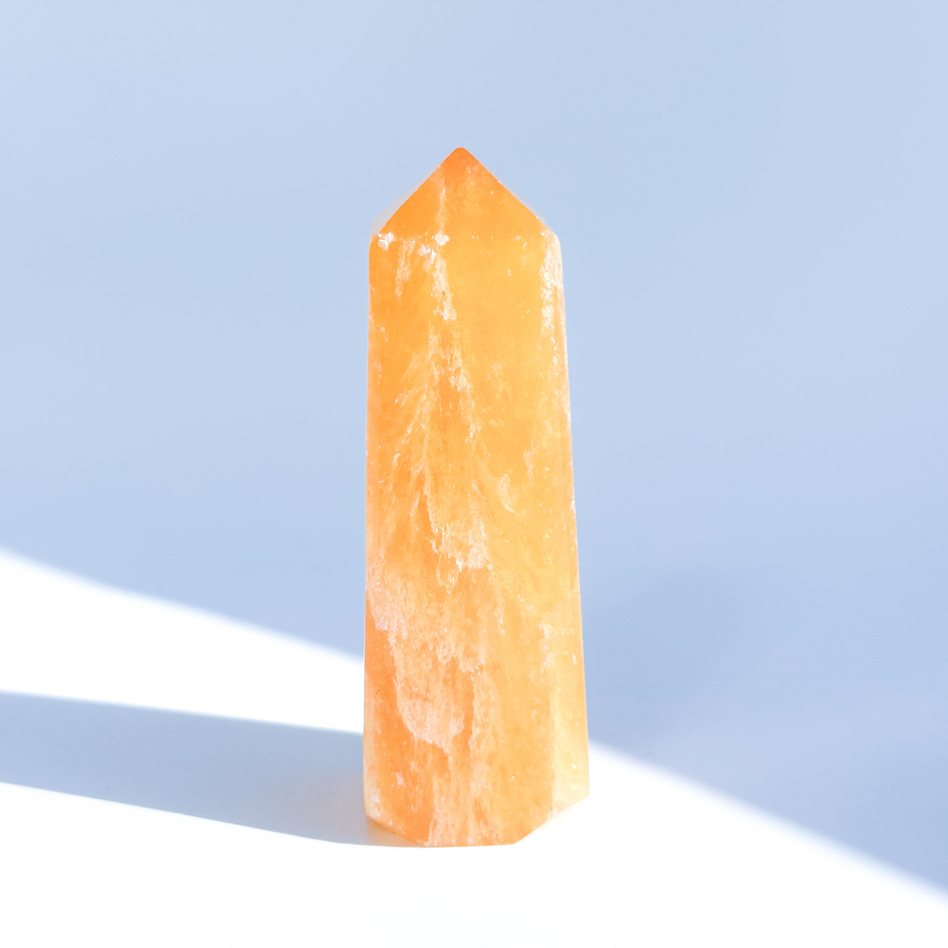 オレンジカルサイト タワー型81◇ Orange Calcite ◇天然石・鉱物