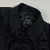 カシミヤ100% CASHMERE ステンカラー コート 100AB/ダークグレー メンズ