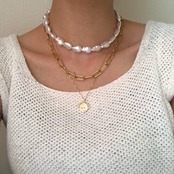 コイン　2連ネックレス ［GSN020］