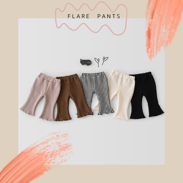 【予約商品】Flare pants