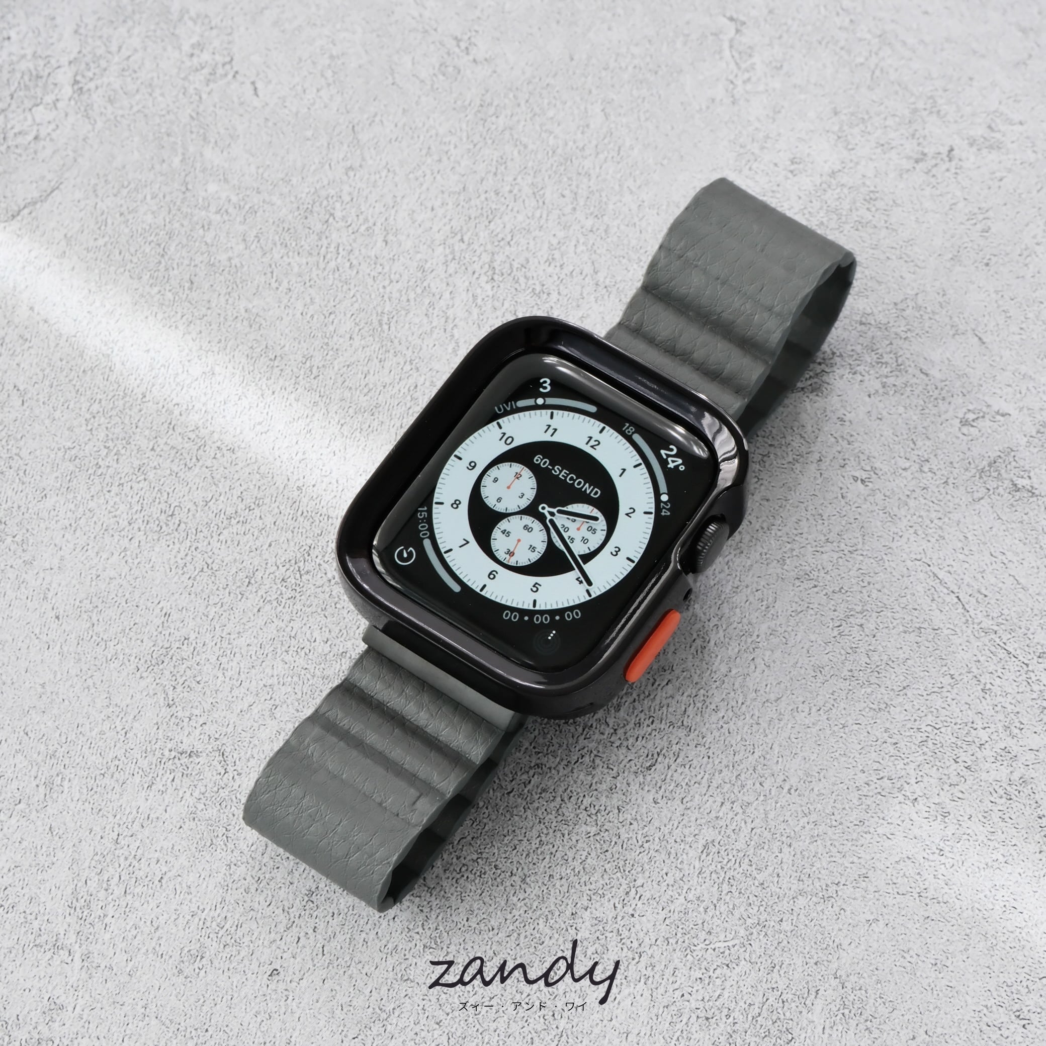 Apple Watch11対応！メッキタイプ！【スクエアソフトフレーム】C002