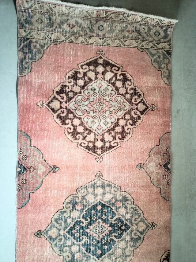 Turkish runner rug 379✕83cm No401