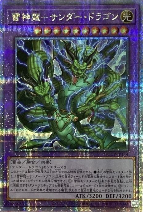 【Bランク】雷神龍-サンダー・ドラゴン(25th)