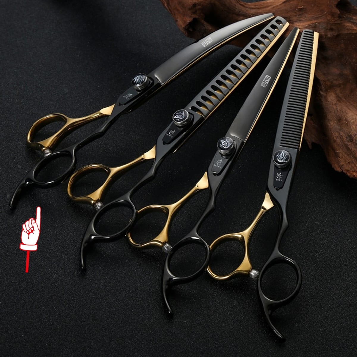 【2個セット】長くて便利なロングカーブシザー 8.0インチ ロングカーブシザー 8.0インチ 2個セット