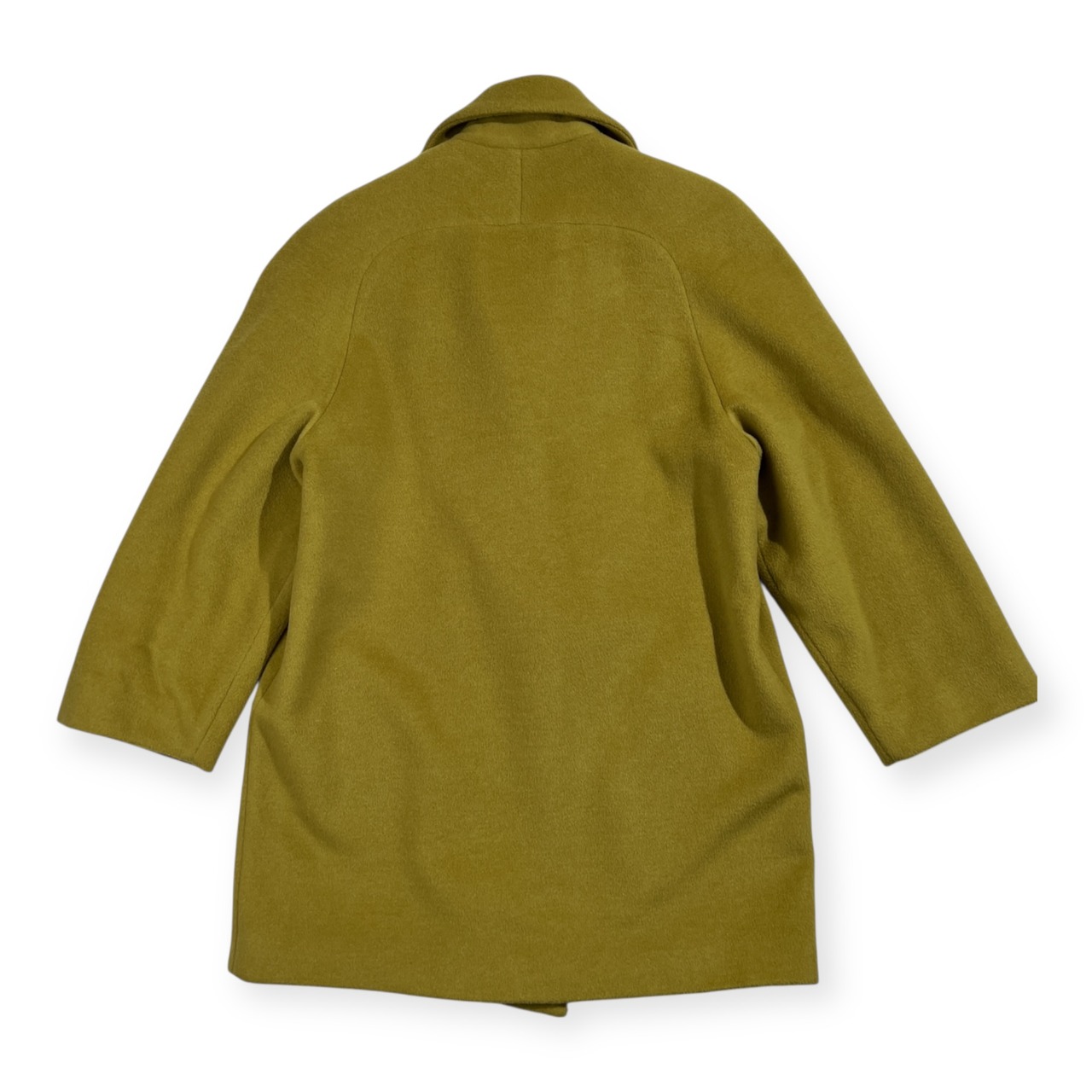 Les Copains レコパン カシミヤ アンゴラ混 コート サイズ 42 /ライムグリーン系/イタリア製